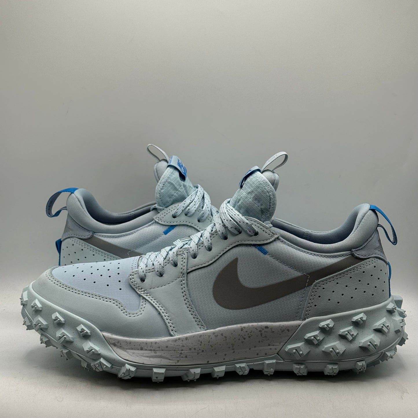 (Used) Jordan 1 Low Element Gore-Tex Glacier Blue Silver Size 11.5