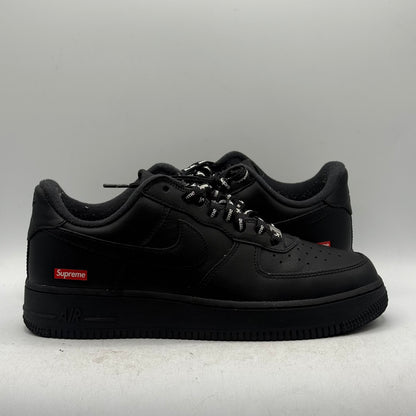 (Used No Box) Nike Air Force 1 Supreme Black Size 8.5
