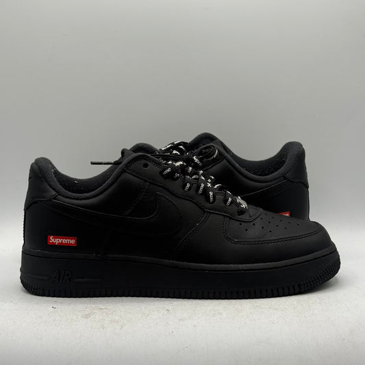 (Used No Box) Nike Air Force 1 Supreme Black Size 8.5