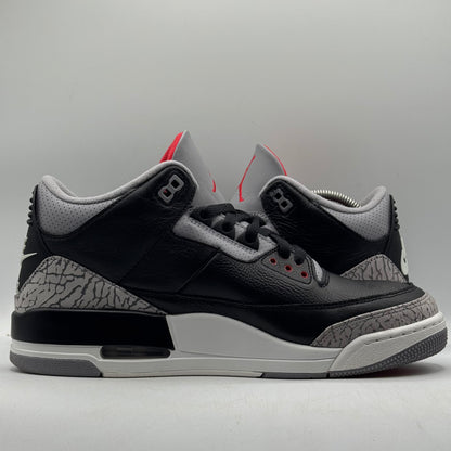(USED) Jordan 3 Black Cement Size 10
