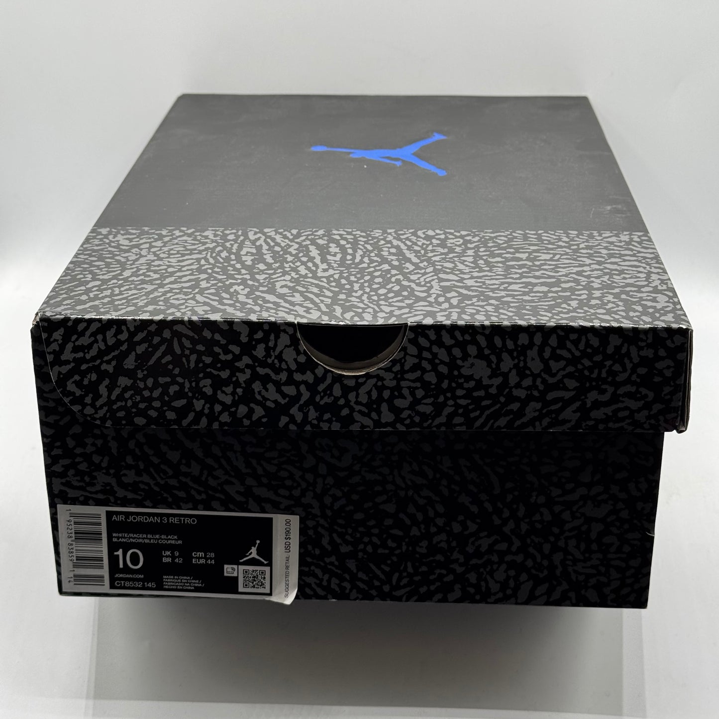 (USED) Jordan 3 Racer Blue Size 10