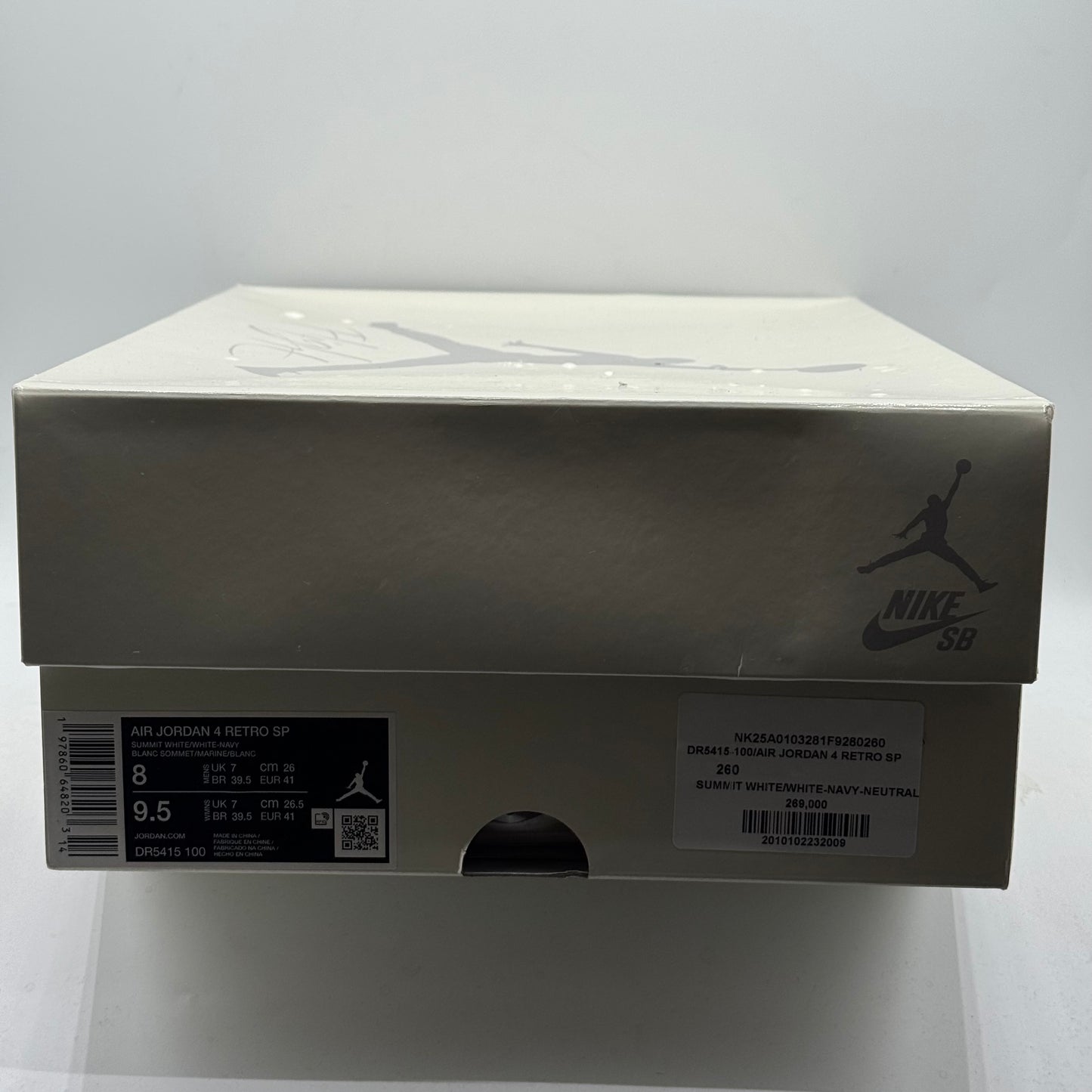 (USED) Jordan 4 SB Navy Size 8