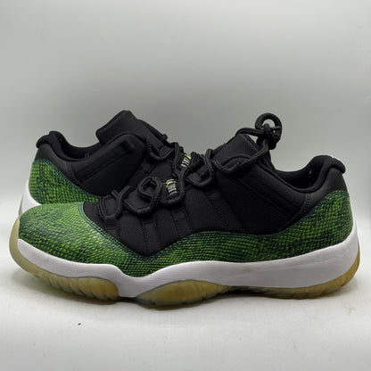 (USED) Jordan 11 Low Green Snakeskin (2014) Size 11.5