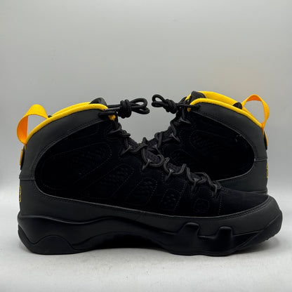 (Used) Jordan 9 Charcoal University Gold Size 10.5
