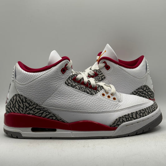 (Used) Jordan 3 Cardinal Size 8.5