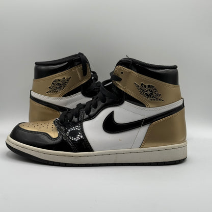 (Used Replacement Box) Jordan 1 High Gold Toe Size 10.5