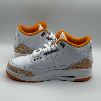 (USED) Jordan 3 Orange Citrus Size 6.5W/5Y
