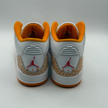(USED) Jordan 3 Orange Citrus Size 6.5W/5Y
