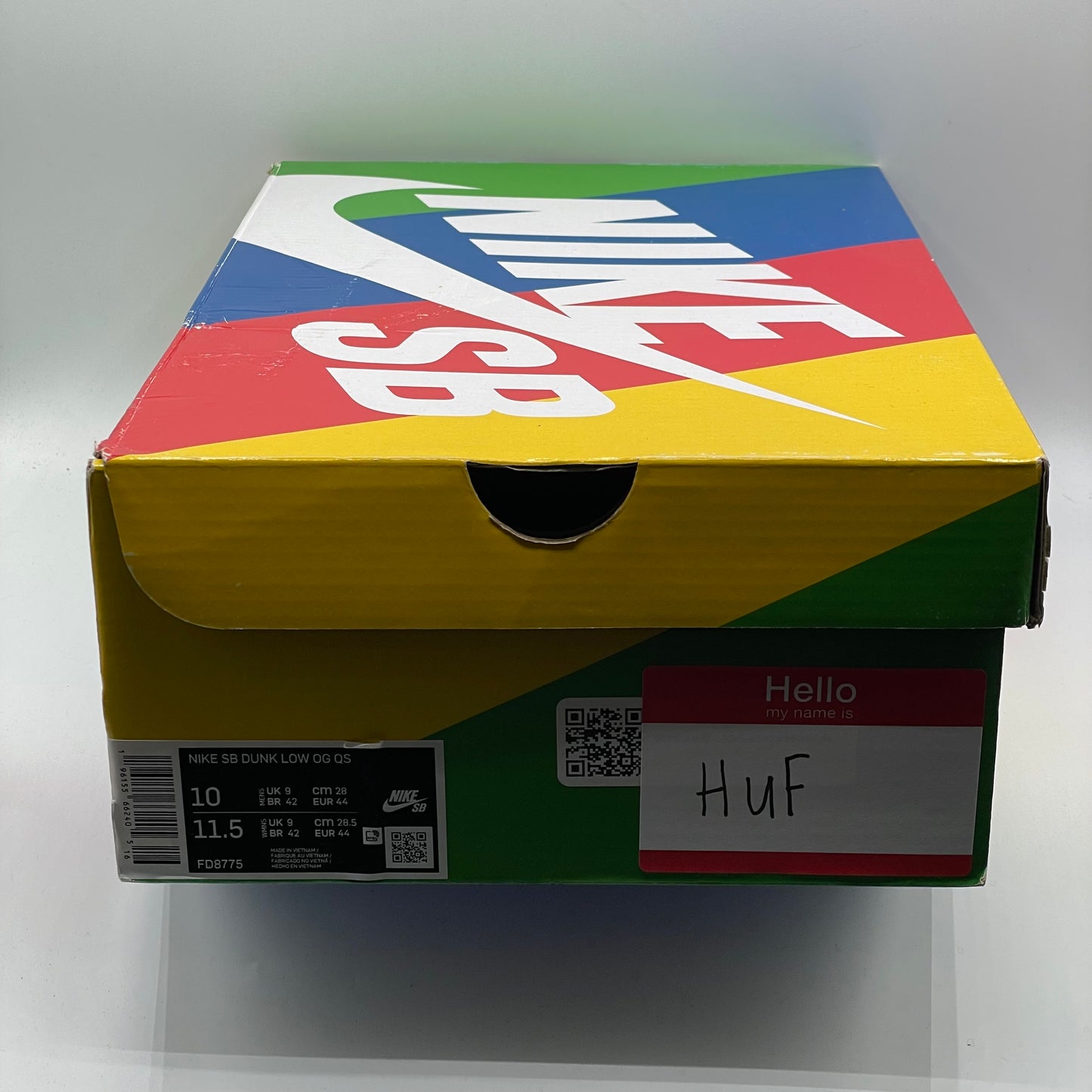 (Used) Nike SB Dunk HUF San Fran Size 10