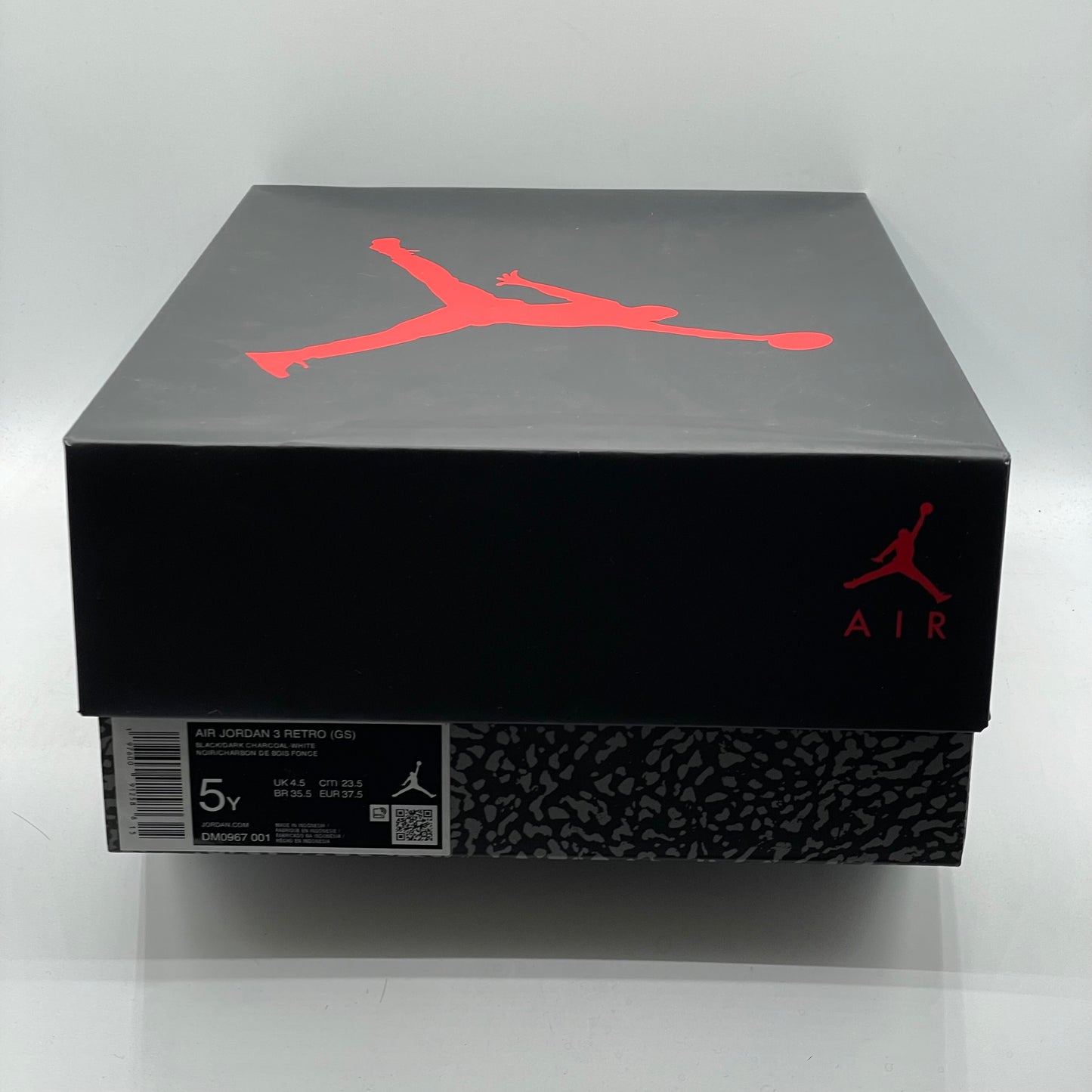 (Used) Jordan 3 Black Cat Size 5Y