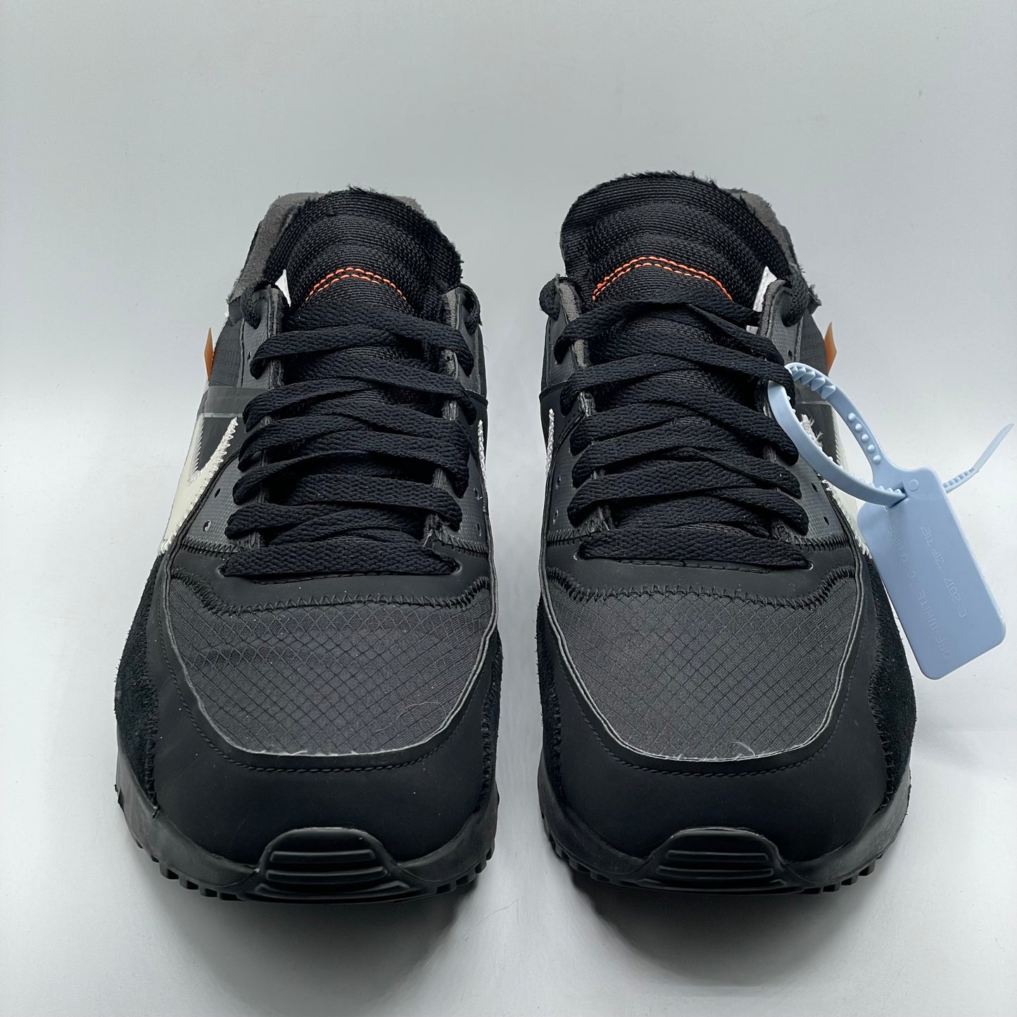 (Used) Nike Off-White Air Max 90 Black Size 9.5