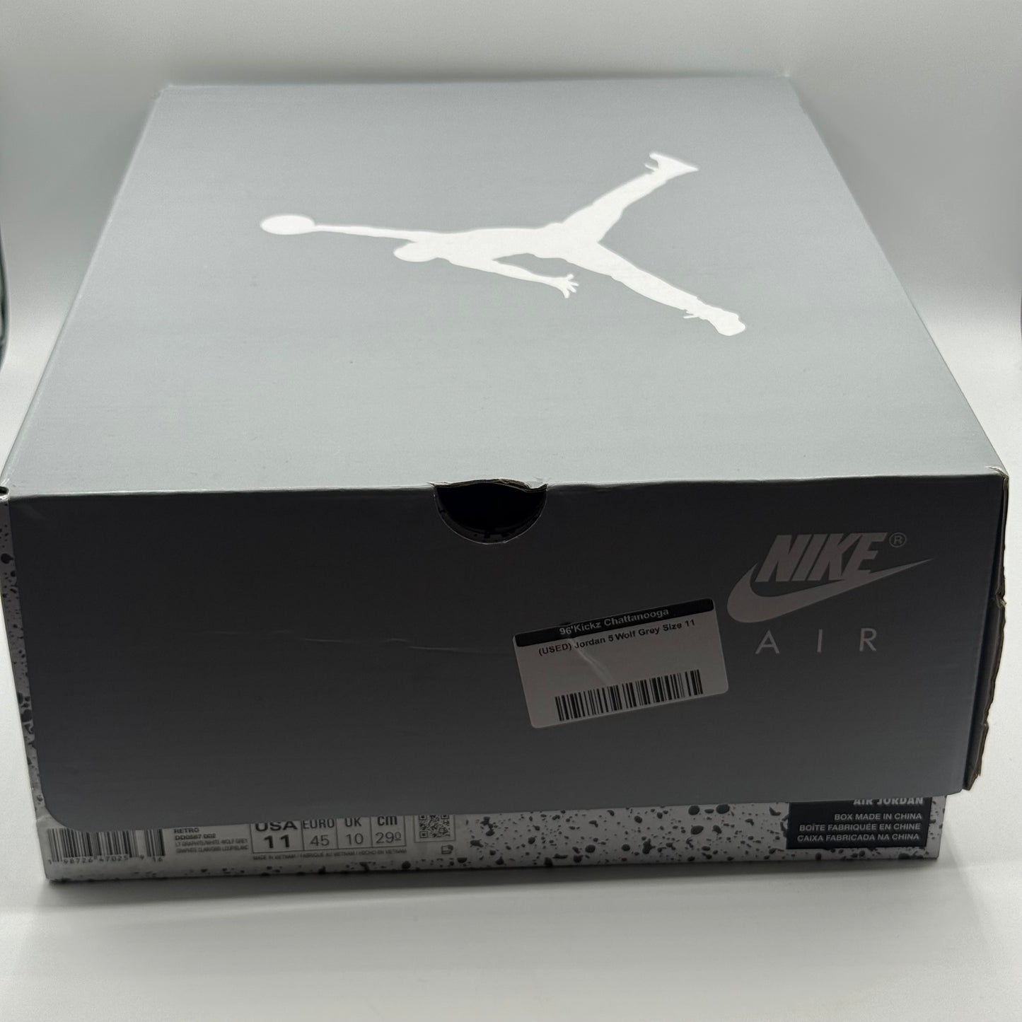 (USED) Jordan 5 Wolf Grey Size 11