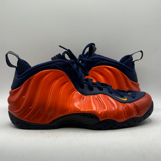 (Used) Nike Foamposite One Blue Viod Rugged Orange Size 9.5