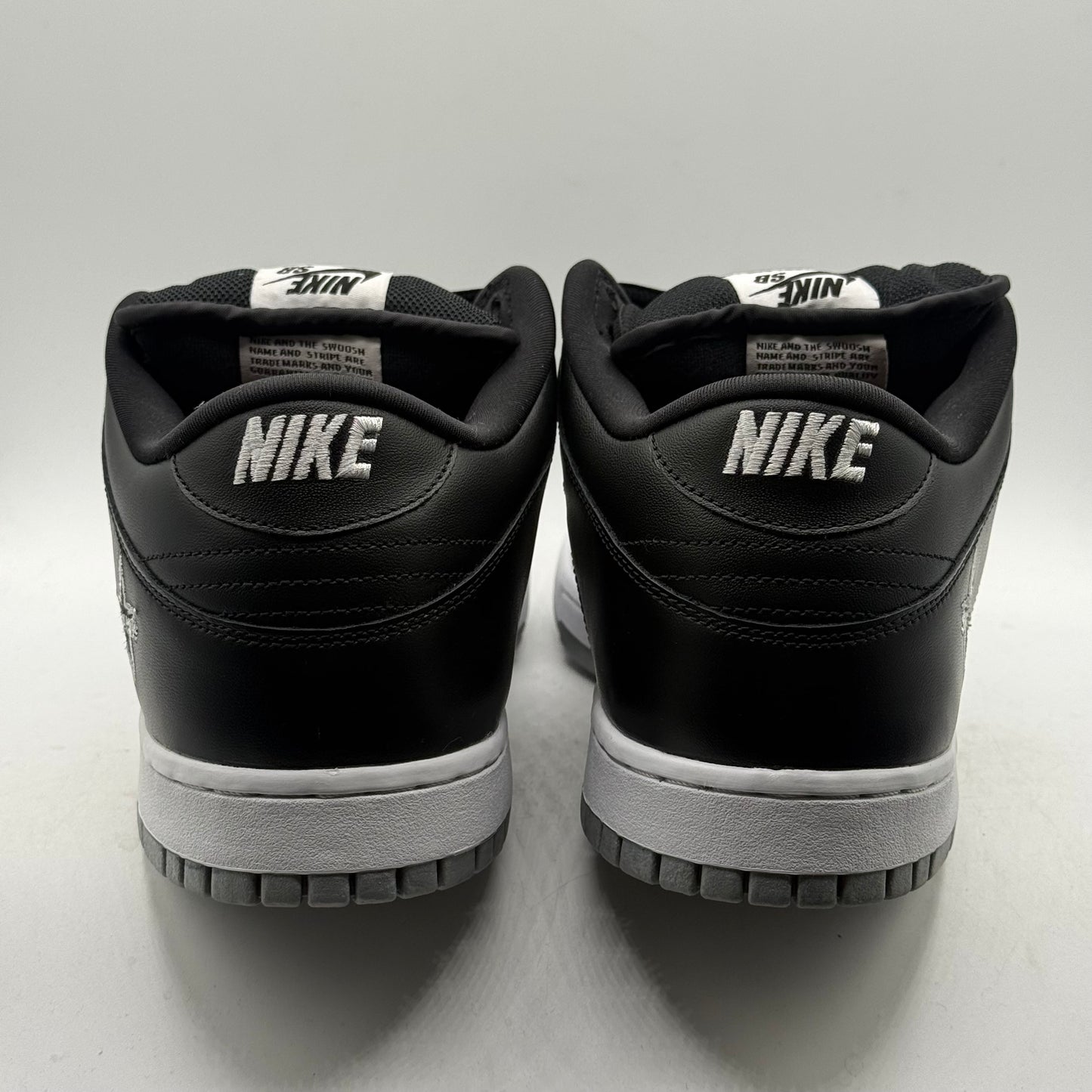 (Used Replacement Box) Nike SB Dunk Low Supreme Jewel Swoosh Silver Size 13
