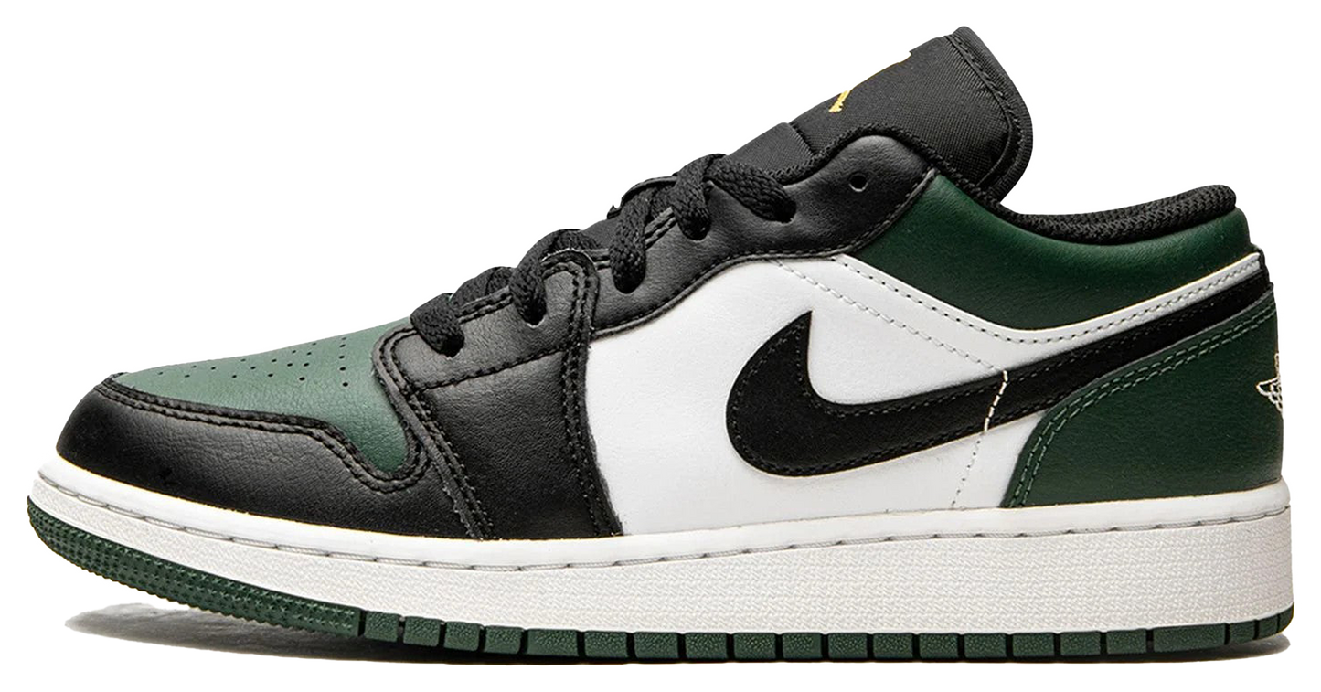 Jordan 1 Low Green Toe (GS)