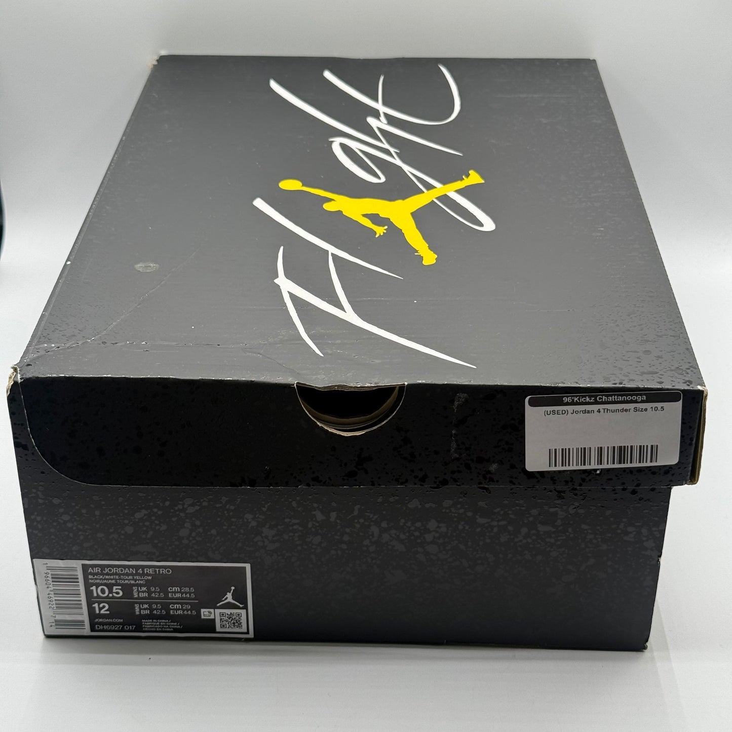 (USED) Jordan 4 Thunder Size 10.5