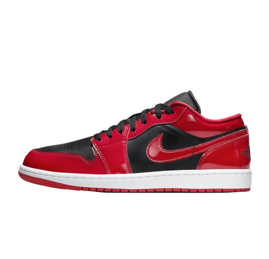Jordan 1 Low Patent Varsity Red Size 10