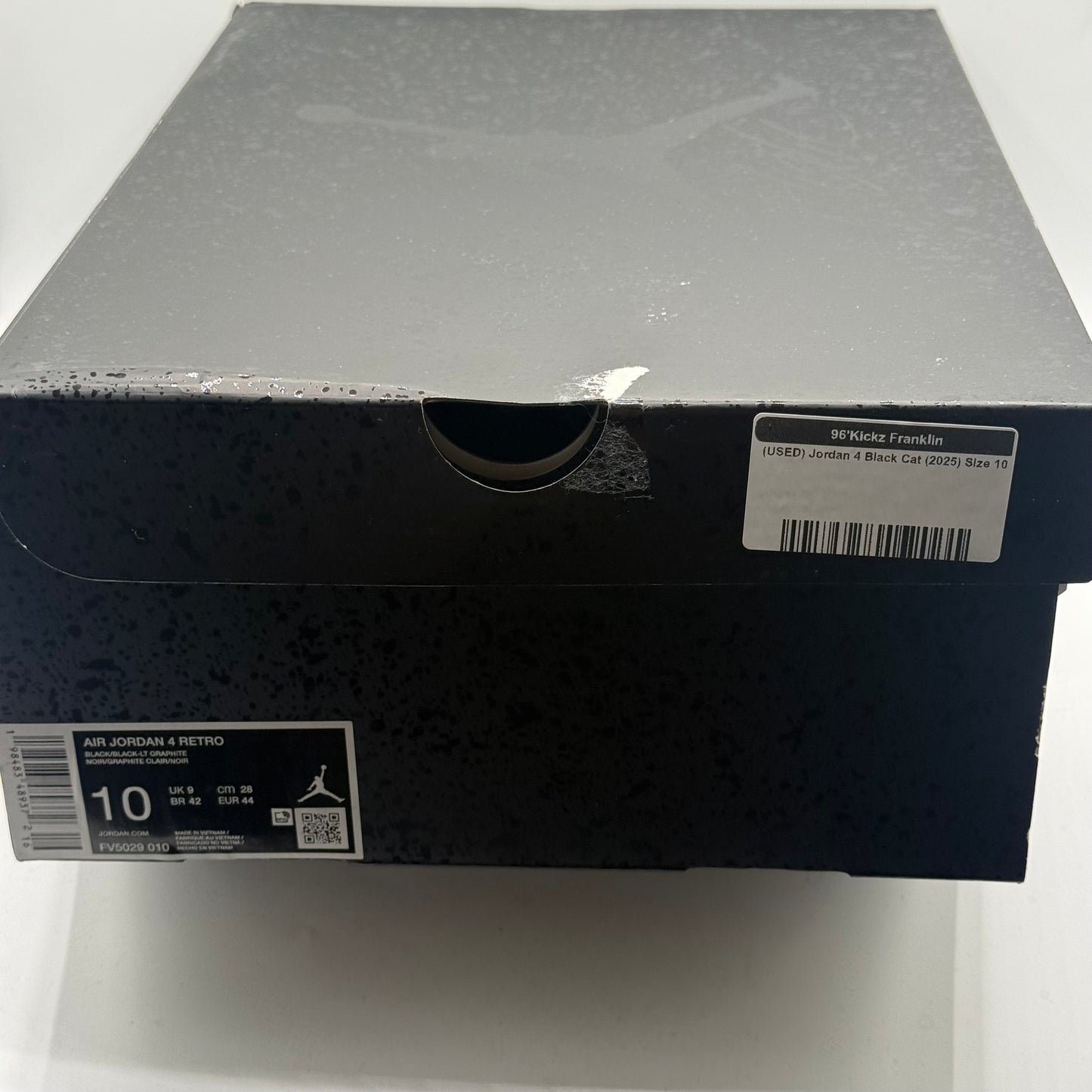 (USED) Jordan 4 Black Cat (2025) Size 10