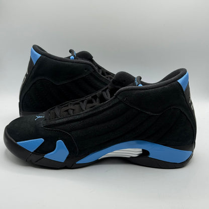 (USED) Jordan 14 Black University Blue Size 11