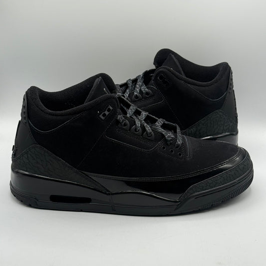 (USED) Jordan 3 Black Cat Size 12