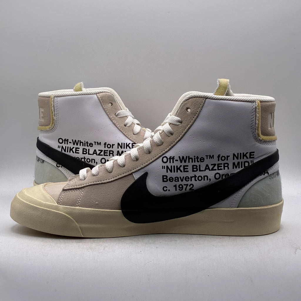 (USED) Nike Blazer Mid Off-White Size 12