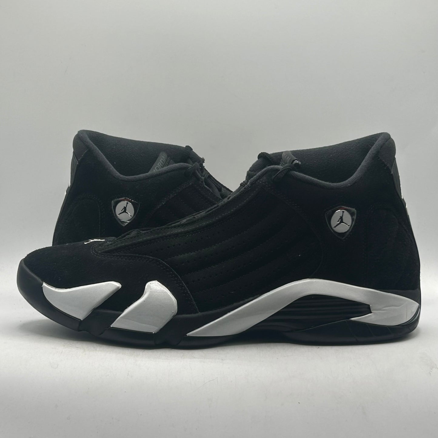 (USED NO BOX) Jordan 14 Black White Size 12
