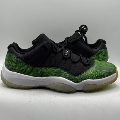 (USED) Jordan 11 Low Green Snakeskin (2014) Size 11.5