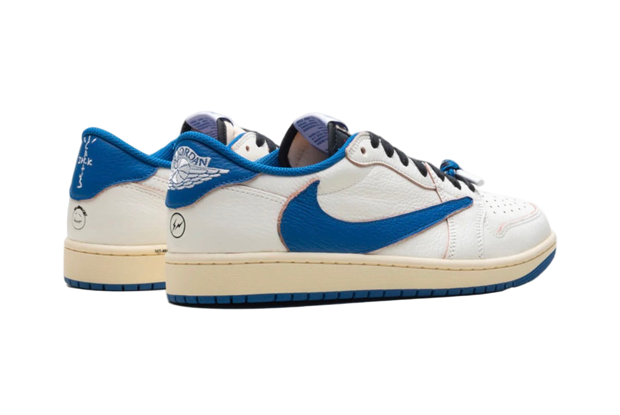 Jordan 1 Low Travis Fragment Sail Military Blue Size 10