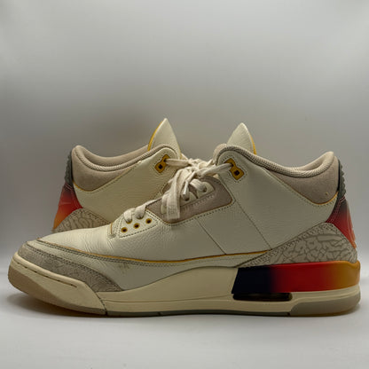 (USED) Jordan 3 J Balvin Medellin Sunset Size 12