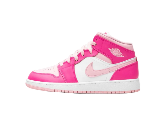 Jordan 1 Mid Fierce Pink (GS) Size 6Y