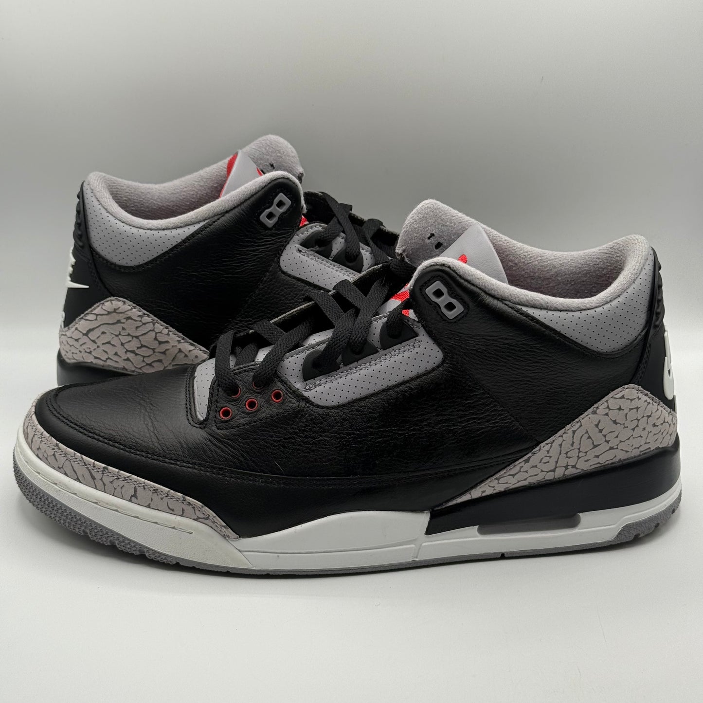 (USED) Jordan 3 Black Cement Size 14