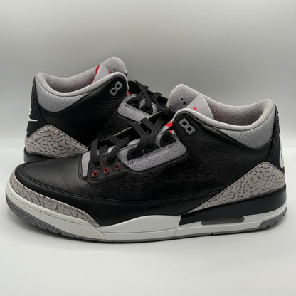 (USED) Jordan 3 Black Cement Size 14