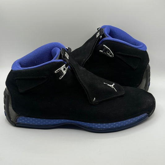 (USED, No Box) Jordan 18 Black Sport Royal Size 10.5