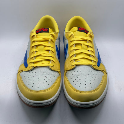 (USED NO BOX) Jordan 1 Low Travis Scott Canary (W) Size 15.5W/14M