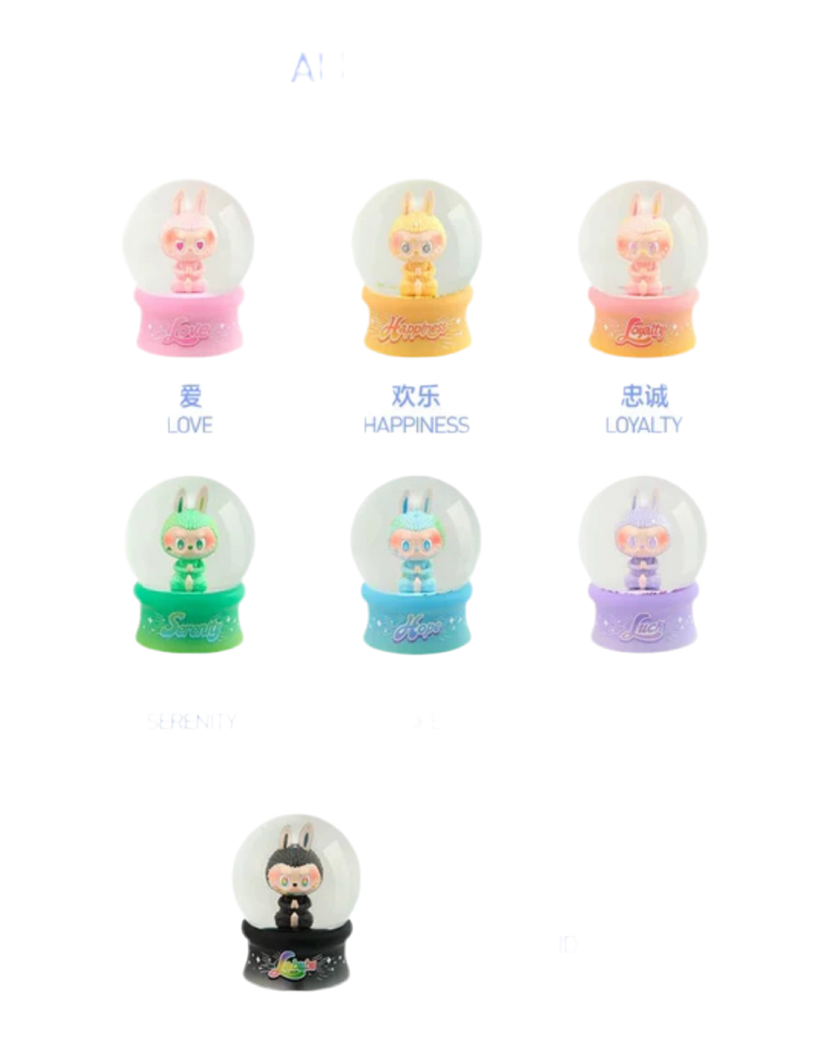 Labubu Big Into Energy Crystal Ball Blind Box