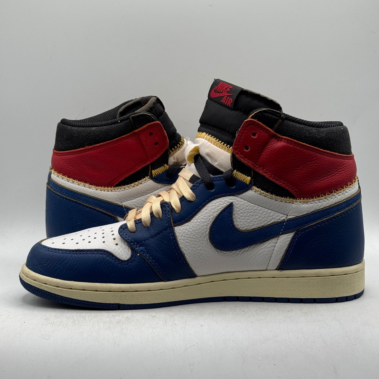 (USED) Jordan 1 High Union LA Storm Blue Size 10