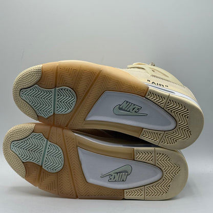 (USED) Jordan 4 Off-White Sail Size 10.5W/9M