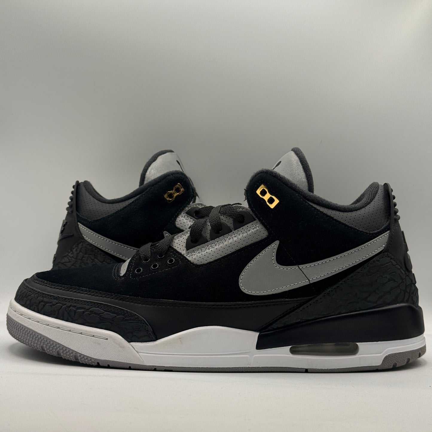 (USED) Jordan 3 Black Tinker Size 13