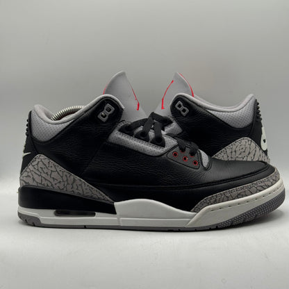 (USED) Jordan 3 Black Cement Size 10
