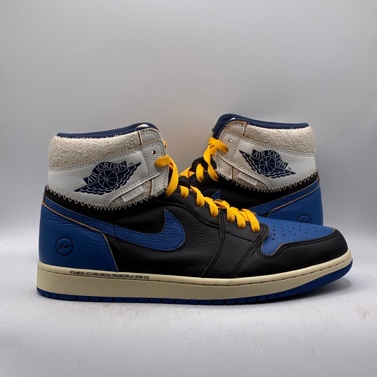 (USED) Jordan 1 High OG SP Fragment x Union LA Sport Royal Size 11.5