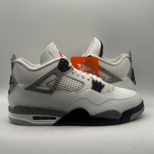(Used) Jordan 4 White Cement Size 10.5