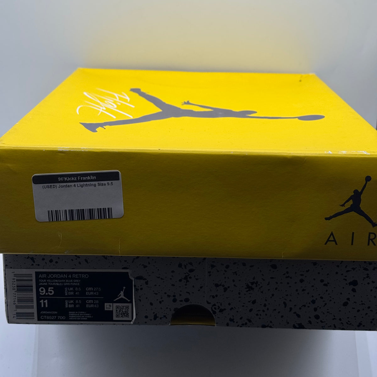 (USED) Jordan 4 Lightning Size 9.5