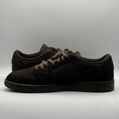 (Used No Box) Jordan 1 Low Travis Scott Velvet Brown Size 12