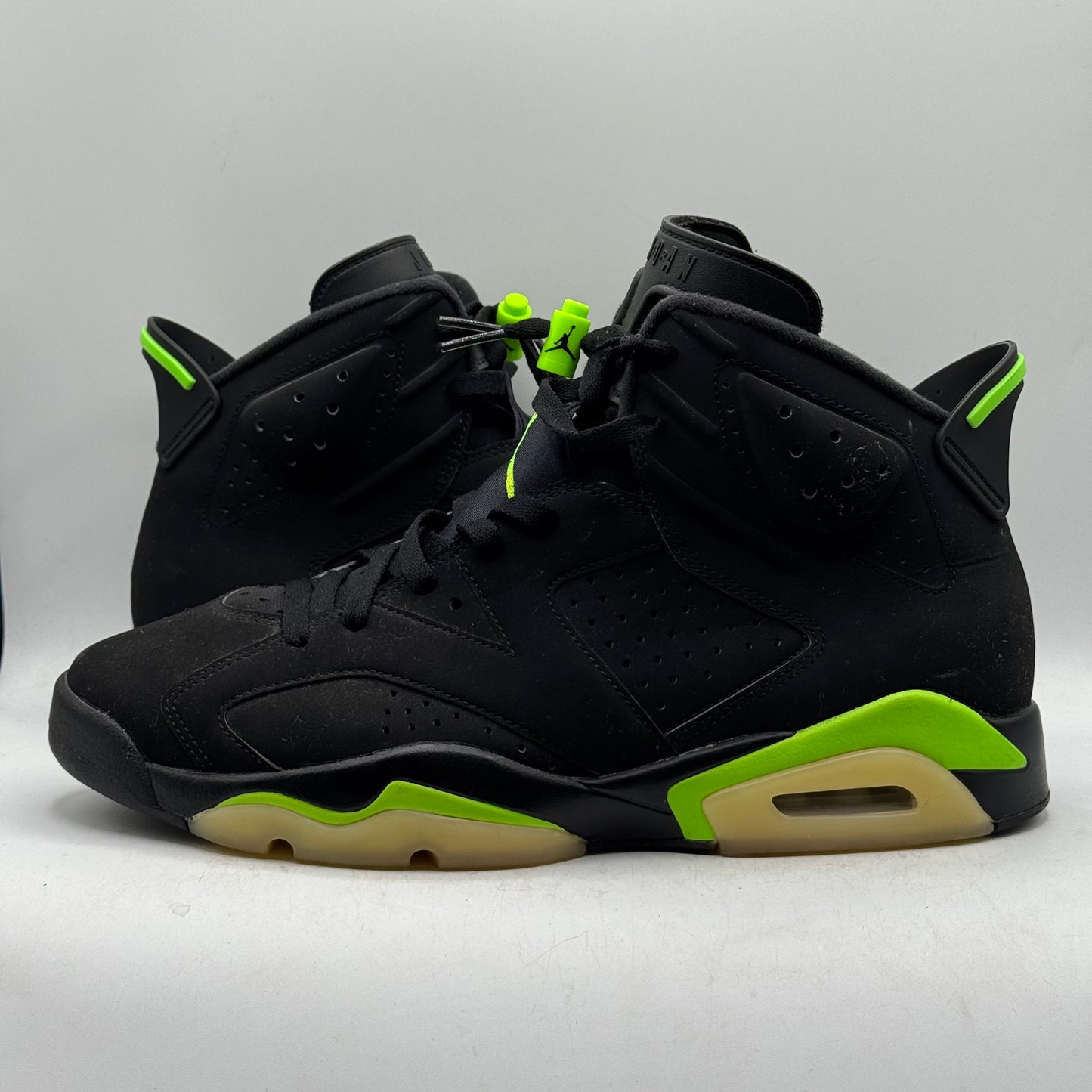 (USED) NO BOX Jordan 6 Electric Green Size 11.5