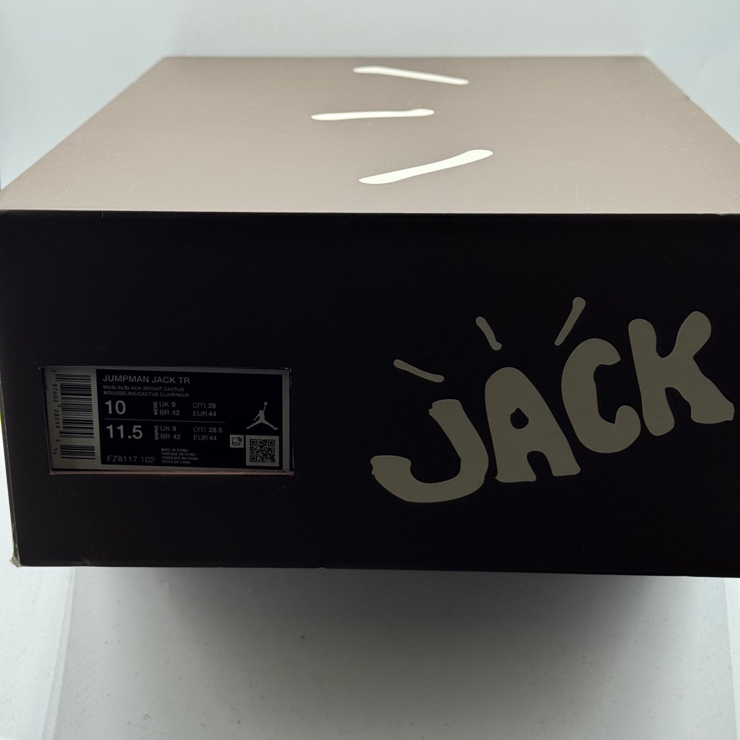 (USED) Jordan Jumpman Jack TR Travis Scott Bright Cactus Size 10