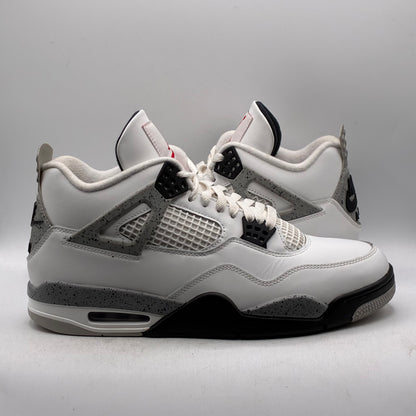(USED) Jordan 4 White Cement (2025) Size 11