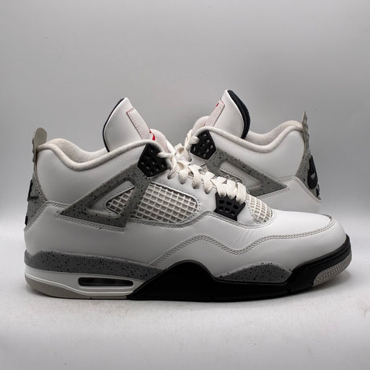 (USED) Jordan 4 White Cement (2025) Size 11