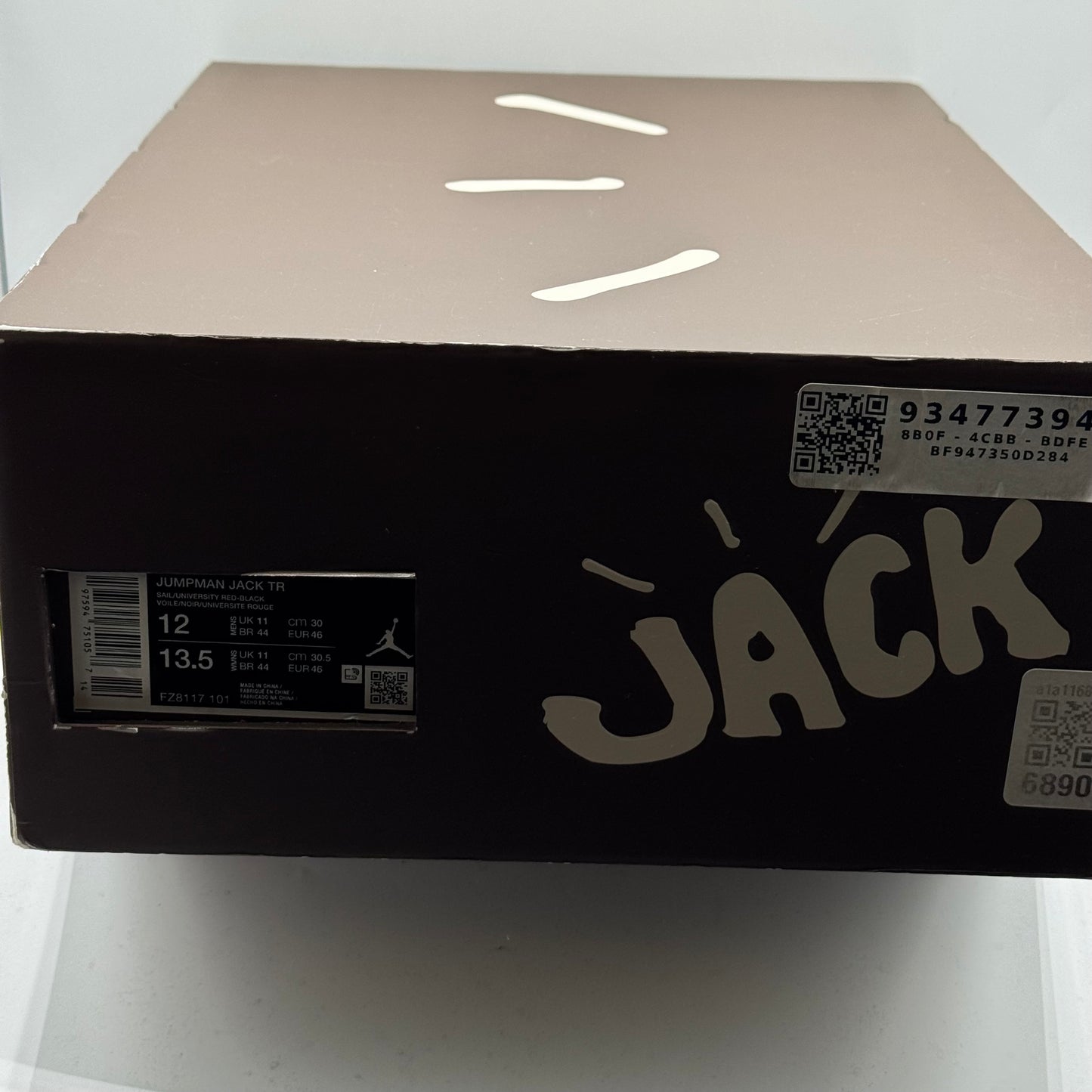 (Used) Jordan Jumpman Jack Travis Scott University Red Size 12