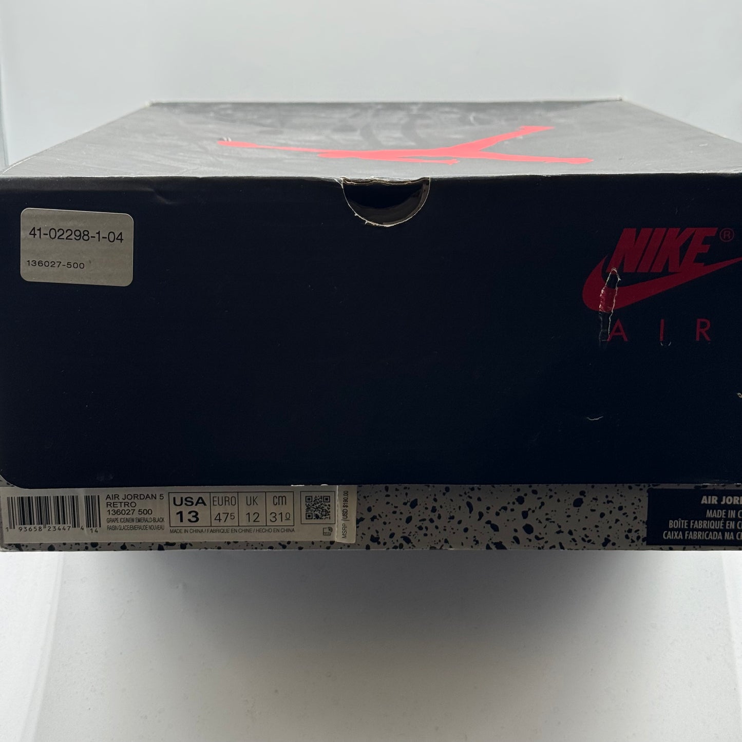 (USED) Jordan 5 Alt Grape Size 13