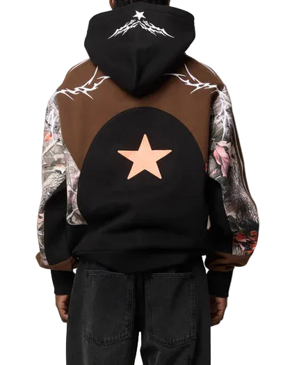 Loiter Hunter Patchwork Hoodie